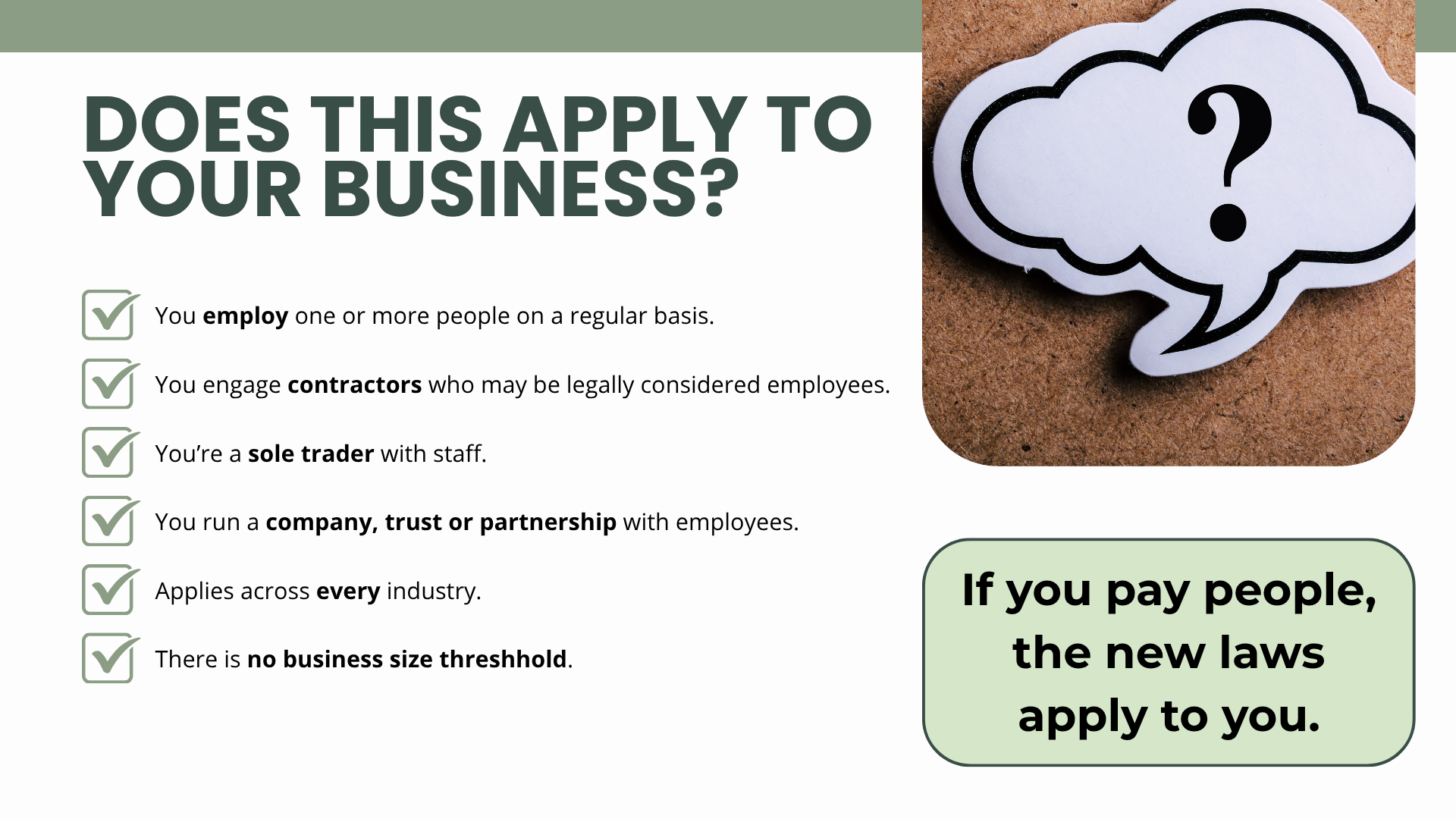 Does this apply to your business?