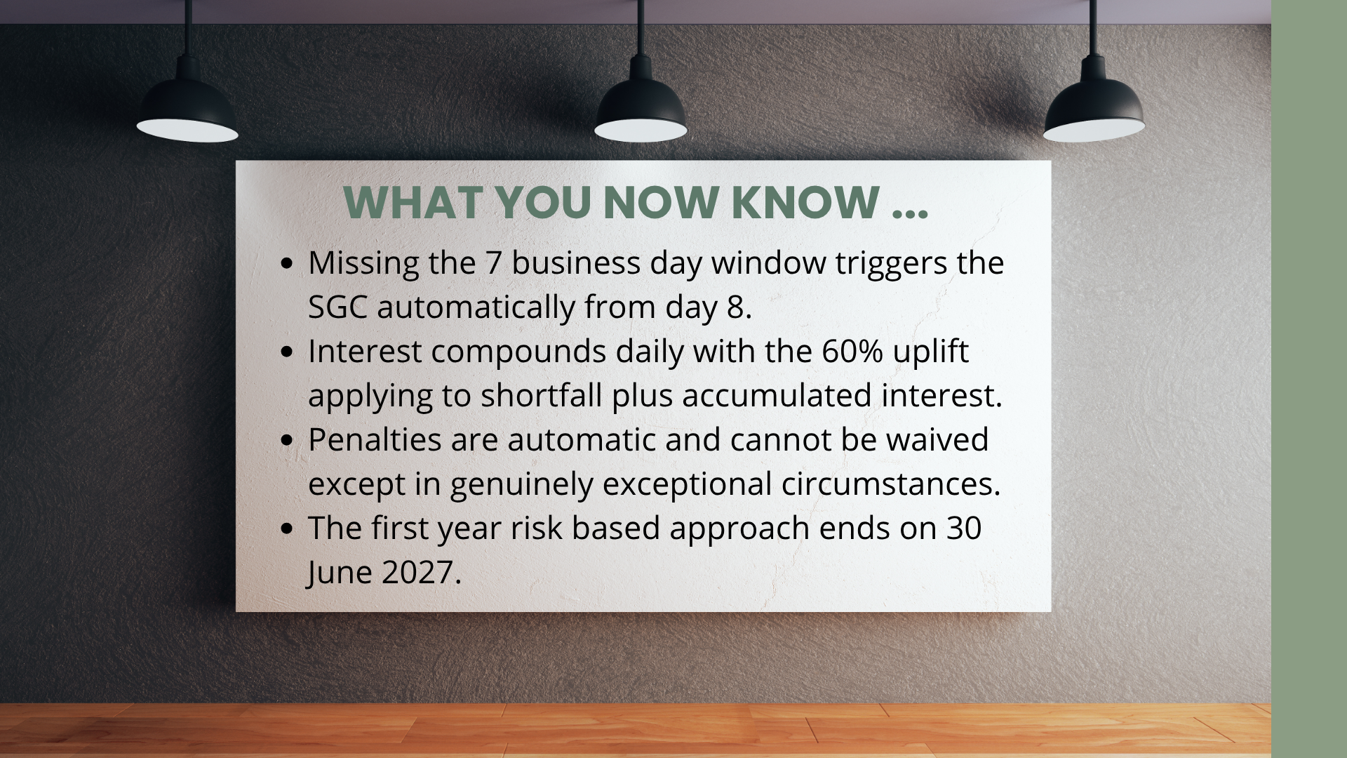 Key takeaways